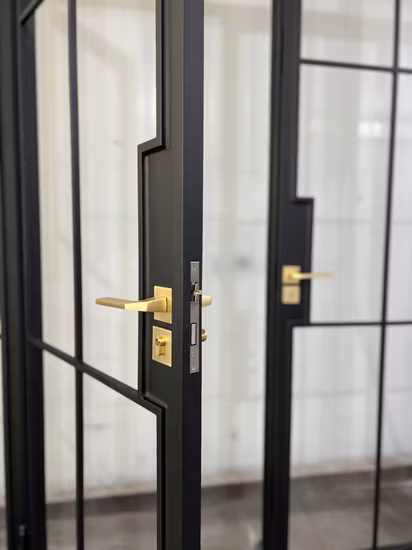 European Simple Style Square Corner Concealed Hinges Iron Steel Door Hinges