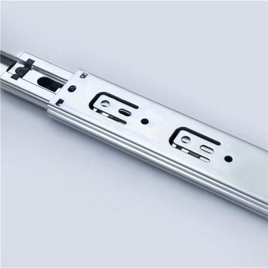 Hardware Accessories 45mm Drawer Runner Ball Bearing Drawer Slides for Home Wardrobe Furniture Telescopic Channel