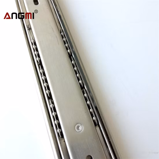 Cheaper Jieyang 42mm Iron Regular Factory Furniture Heavy Duty Fitting Steel Ball Bearing Accessories Telescopic Rail Drawer Slides